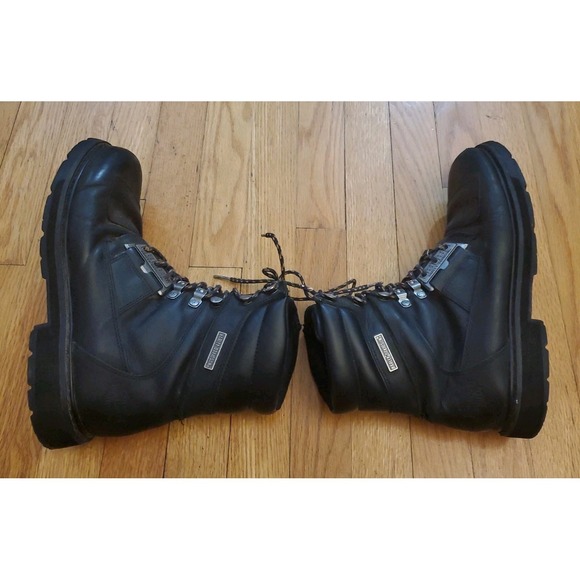 Mens Harley Davidson D93436 Coulter Black Leather Motorcycle Boots Sz 9 main image 9